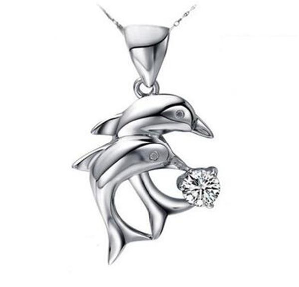 lovers diamond double dolphin love pendant amethyst crystal blue white zircon short necklac dmfn071 with chain mix order pendant9540139, Silver
lovers diamond double dolphin love pendant amethyst crystal blue white zircon short necklac dmfn071 with chain mix order pendant9540139, Silver