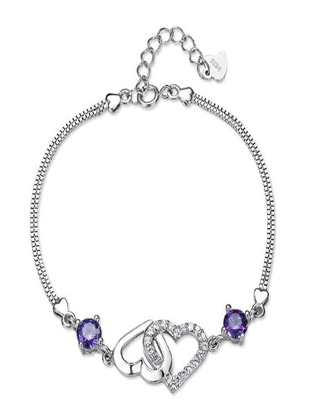 european and american fashion jewelry heartshaped female natural amethyst bracelet korean version of the big7131223, Black
european and american fashion jewelry heartshaped female natural amethyst bracelet korean version of the big7131223, Black
