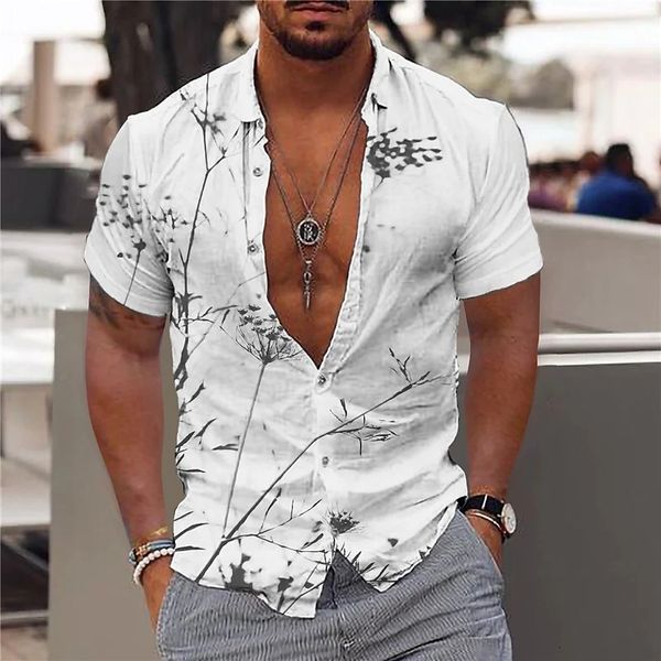 men's dress shirts hawaiian for men 3d printing beach short sleeves fashion t clothing camisa 230707, White;black
men's dress shirts hawaiian for men 3d printing beach short sleeves fashion t clothing camisa 230707, White;black