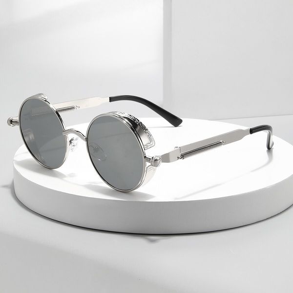 sunglasses metal steam punk style sun glasses steampunk fashion men retro round 230707, White;black
sunglasses metal steam punk style sun glasses steampunk fashion men retro round 230707, White;black
