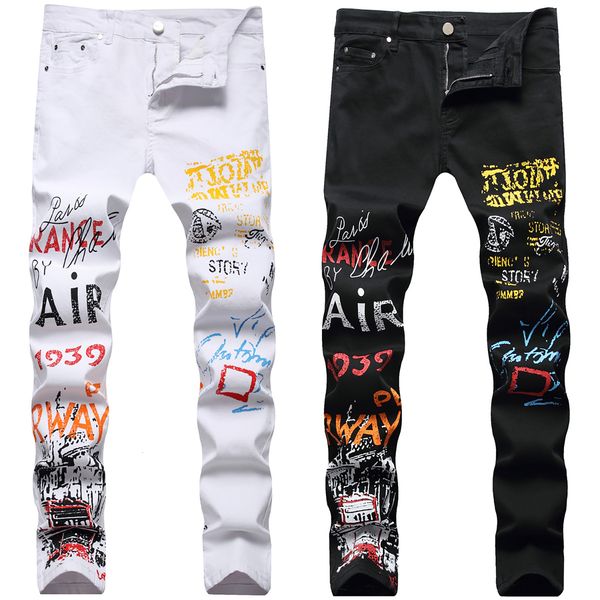 men's jeans mens prints slimfit stretch denim pants classic black white casual street fashion jeans; 230707, Blue
men's jeans mens prints slimfit stretch denim pants classic black white casual street fashion jeans; 230707, Blue