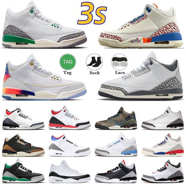 3s mens basketball shoes jumpman 3 medellin sunset hide n' sneak mr.triple double patchwork j balvin lucky green black cat men trainers
3s mens basketball shoes jumpman 3 medellin sunset hide n' sneak mr.triple double patchwork j balvin lucky green black cat men trainers