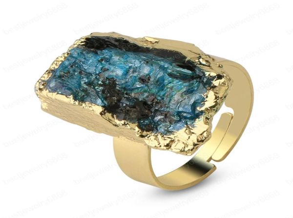 natural stone goldcolor adjustable ring irregular black tourmaline blue crystal finger rings for women trendy jewelry2380146, Golden;silver
natural stone goldcolor adjustable ring irregular black tourmaline blue crystal finger rings for women trendy jewelry2380146, Golden;silver