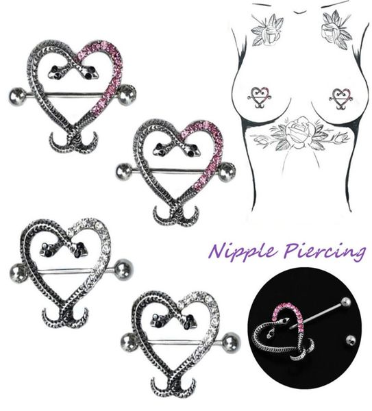 women stainless steel nipple rings crystal heart shape snake nipple barbell piercing ring body piercing jewelry2101692, Silver
women stainless steel nipple rings crystal heart shape snake nipple barbell piercing ring body piercing jewelry2101692, Silver