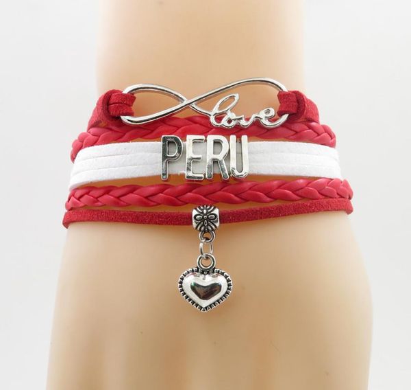 infinity love national peru bracelet heart charm peru national flag bracelet bangle for woman and man jewelry8228150, Golden;silver
infinity love national peru bracelet heart charm peru national flag bracelet bangle for woman and man jewelry8228150, Golden;silver