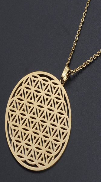 vintage flower of life necklaces women pendent aesthetic stainless steel jewelry gold color hollow men necklace wicca 20212364824, Silver
vintage flower of life necklaces women pendent aesthetic stainless steel jewelry gold color hollow men necklace wicca 20212364824, Silver