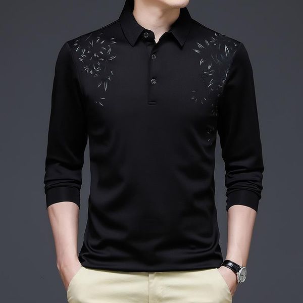 men's t-shirts polo long sleeve men's turn-down collar t-shirt spring summer striped plaid v-neck tees clothes button loose print, White;black
men's t-shirts polo long sleeve men's turn-down collar t-shirt spring summer striped plaid v-neck tees clothes button loose print, White;black
