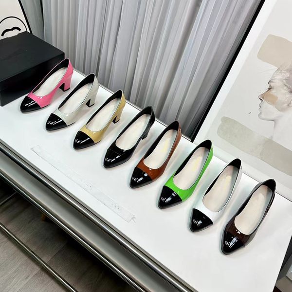 2023 designer luxury pointed heel sandals fashion womens patent leather black/white/green/tan/pink/pale yellow catwalk comfortable sandal la
2023 designer luxury pointed heel sandals fashion womens patent leather black/white/green/tan/pink/pale yellow catwalk comfortable sandal la