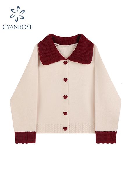 women s knits tees cashmere sweater loose casual turn down collar single breasted knitted pullovers female elegant soft sweet retro jumper 2, White
women s knits tees cashmere sweater loose casual turn down collar single breasted knitted pullovers female elegant soft sweet retro jumper 2, White