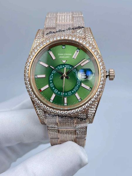 qualtiy mens watches automatic mechanical 42mm full diamond iced out stainless steel strap men wristwatch classic designer montre luxe man w, Slivery;brown
qualtiy mens watches automatic mechanical 42mm full diamond iced out stainless steel strap men wristwatch classic designer montre luxe man w, Slivery;brown