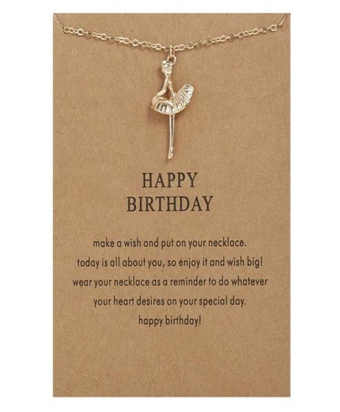 happy birthday ballerina pendant necklace dance girl clavicle chain necklace for women girl jewelry accessories gifts9635608, Silver
happy birthday ballerina pendant necklace dance girl clavicle chain necklace for women girl jewelry accessories gifts9635608, Silver