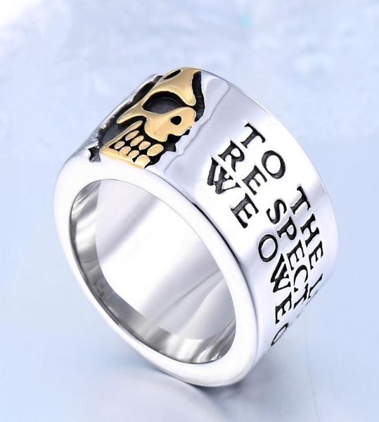 fashion men women punk ring 316l stainless steel gold skull ring fashion party jewelry gift size 8155280144, Silver
fashion men women punk ring 316l stainless steel gold skull ring fashion party jewelry gift size 8155280144, Silver