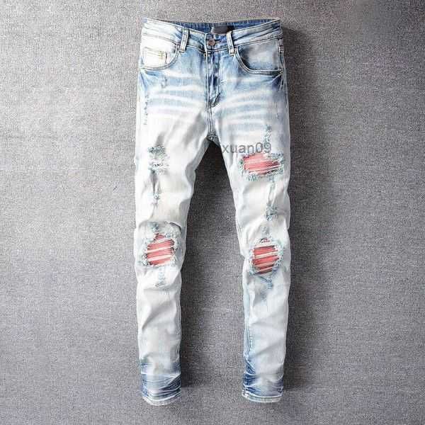 designer ami mans jeans european purple for mens quilting ripped trend brand vintage pant fold slim skinny masculina toursers sstraight pant, Blue
designer ami mans jeans european purple for mens quilting ripped trend brand vintage pant fold slim skinny masculina toursers sstraight pant, Blue