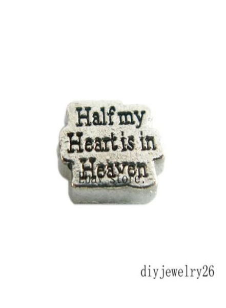 10pcs half my heart heaven floating charms for memory locket ship fc11988688265, Bronze;silver
10pcs half my heart heaven floating charms for memory locket ship fc11988688265, Bronze;silver