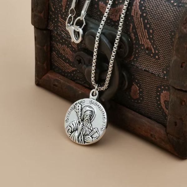 15pcs religious godfather cross medal necklace alloy christian sacramental medal ward off evil protection jewelry catholic gift for men wome, Silver
15pcs religious godfather cross medal necklace alloy christian sacramental medal ward off evil protection jewelry catholic gift for men wome, Silver