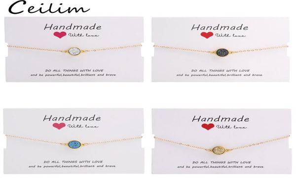 handmade crystal round resin druzy charm bracelet colorful natural stone bracelets bangles for women gold friendship jewelry gift 8372943, Golden;silver
handmade crystal round resin druzy charm bracelet colorful natural stone bracelets bangles for women gold friendship jewelry gift 8372943, Golden;silver