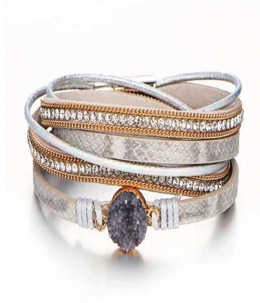 vintage multilayer leather bracelet for women men new charms wrap bracelets femme fashion jewelry magnetic buckle bracelet8185216, Golden;silver
vintage multilayer leather bracelet for women men new charms wrap bracelets femme fashion jewelry magnetic buckle bracelet8185216, Golden;silver