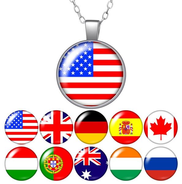national flag us uk russian canada round pendant necklace 25mm glass cabochon silver color jewelry women party birthday gift9773845
national flag us uk russian canada round pendant necklace 25mm glass cabochon silver color jewelry women party birthday gift9773845