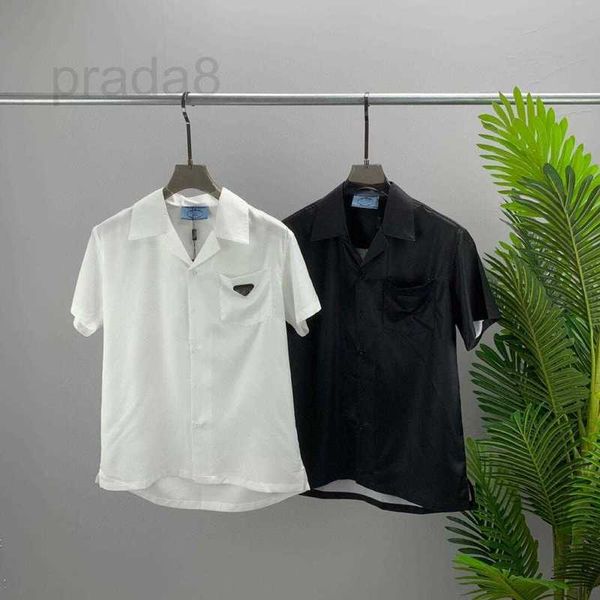 men's casual shirts designer shirt short-sleeved lapel cardigan tide brand men and women ux9a, White;black
men's casual shirts designer shirt short-sleeved lapel cardigan tide brand men and women ux9a, White;black