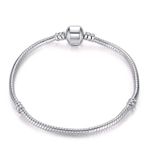925 sterling silver snake chain bracelet for european clasp charm bead bangle bracelets mix size 17cm21cm whole3040944, Black
925 sterling silver snake chain bracelet for european clasp charm bead bangle bracelets mix size 17cm21cm whole3040944, Black