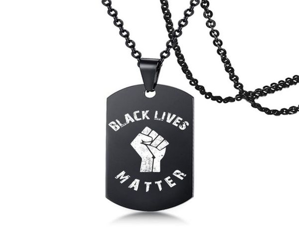 black lives matter necklace hiphop stainless steel pendant necklace protest black military brand necklaces boy jewelry gifts2685002, Silver
black lives matter necklace hiphop stainless steel pendant necklace protest black military brand necklaces boy jewelry gifts2685002, Silver
