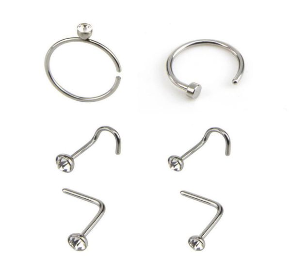 mixed 6pcsset 316l stainless steel nose eyebrow studs lip nailing ring geometric c 7 shape rhinestone piercing jewellery5809232, Silver
mixed 6pcsset 316l stainless steel nose eyebrow studs lip nailing ring geometric c 7 shape rhinestone piercing jewellery5809232, Silver