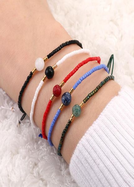 fashion handmade woven rope chain thin seed beads bracelet boho natural stone beaded bracelets for women jewelry gifts2894731, Black
fashion handmade woven rope chain thin seed beads bracelet boho natural stone beaded bracelets for women jewelry gifts2894731, Black