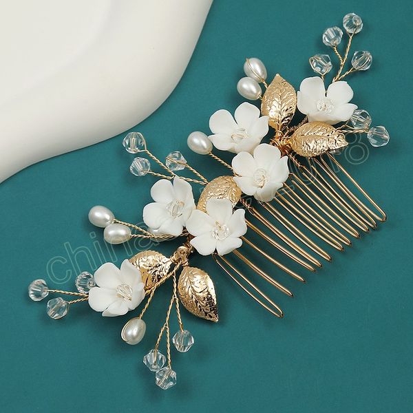 vintage hair combs flower crystal hair clips floral rhinestone pearls hair accessories for wedding bridal headpiece tiara jewelry, Slivery;golden
vintage hair combs flower crystal hair clips floral rhinestone pearls hair accessories for wedding bridal headpiece tiara jewelry, Slivery;golden