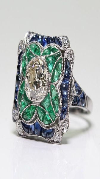 elegant emerald zircon blue z silver plated ring european and american popular hand jewelry for mom039 birthday gift6518074
elegant emerald zircon blue z silver plated ring european and american popular hand jewelry for mom039 birthday gift6518074
