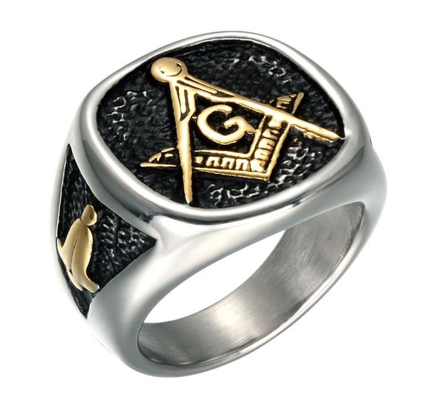 316l stainless steel mason masonic signet ring retro vintage black silver fashion new jewelry for men4557723, Golden;silver
316l stainless steel mason masonic signet ring retro vintage black silver fashion new jewelry for men4557723, Golden;silver