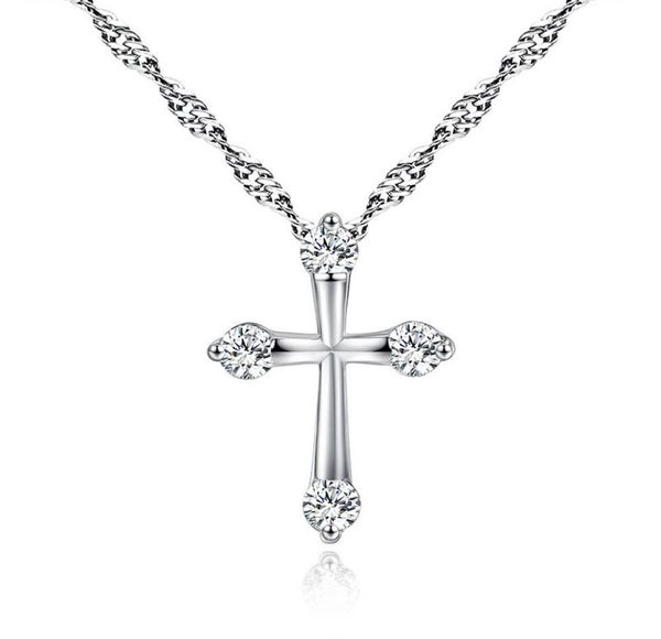 shy silver plated necklace jewelry women fashion cross cz crystal zircon rhinestone pendant necklaces christmas gift k54372600035
shy silver plated necklace jewelry women fashion cross cz crystal zircon rhinestone pendant necklaces christmas gift k54372600035