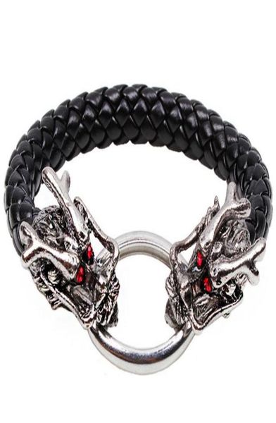 fashion jewelry men039s european and american style red eye dragon bracelet personalized alloy woven leather jewelry5381618, Golden;silver
fashion jewelry men039s european and american style red eye dragon bracelet personalized alloy woven leather jewelry5381618, Golden;silver