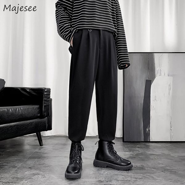 men's pants men anklelength bundle feet high street plus size s3xl solid draped pleated casual japan style trousers dark academia 23070, Black
men's pants men anklelength bundle feet high street plus size s3xl solid draped pleated casual japan style trousers dark academia 23070, Black