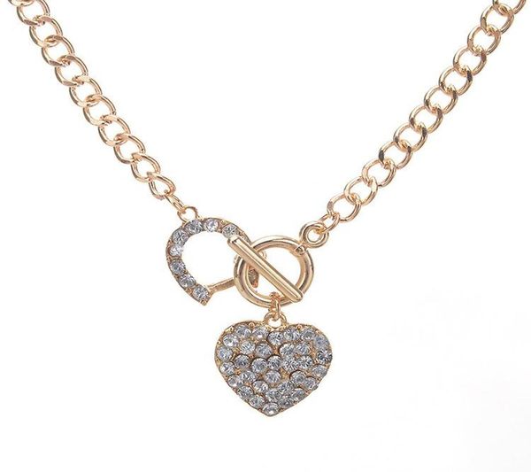 woman link chain bling rhinestone toggle clasp heart romantic love pendant short necklace for women gift iced out pendant jewelry6058304, Silver
woman link chain bling rhinestone toggle clasp heart romantic love pendant short necklace for women gift iced out pendant jewelry6058304, Silver