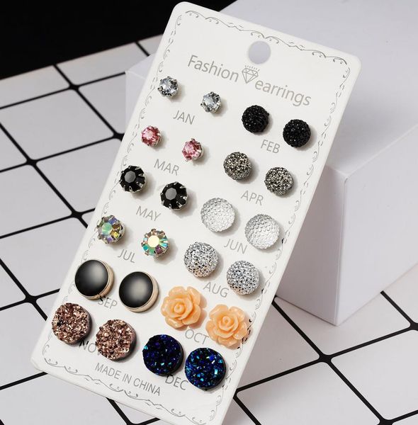 fashion stud earrings for women assorted crystals druzy resin stone round earring set2743230, Golden;silver
fashion stud earrings for women assorted crystals druzy resin stone round earring set2743230, Golden;silver