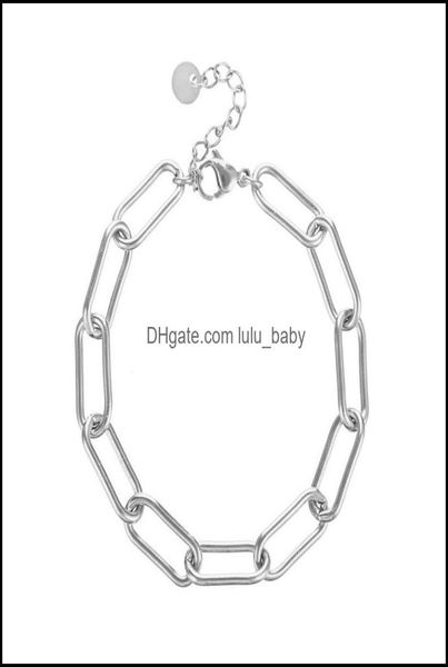 link chain bracelets jewelry fashion simple retro geometric bamboo paperclip stainless steel gold bracelet drop delivery 2021 2f8f1392892, Black
link chain bracelets jewelry fashion simple retro geometric bamboo paperclip stainless steel gold bracelet drop delivery 2021 2f8f1392892, Black