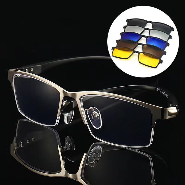 sunglasses 2347 5 in 1 rectangle magnet men polarized clip on glasses for half metal frame male optic myopia eyewear 230707, White;black
sunglasses 2347 5 in 1 rectangle magnet men polarized clip on glasses for half metal frame male optic myopia eyewear 230707, White;black