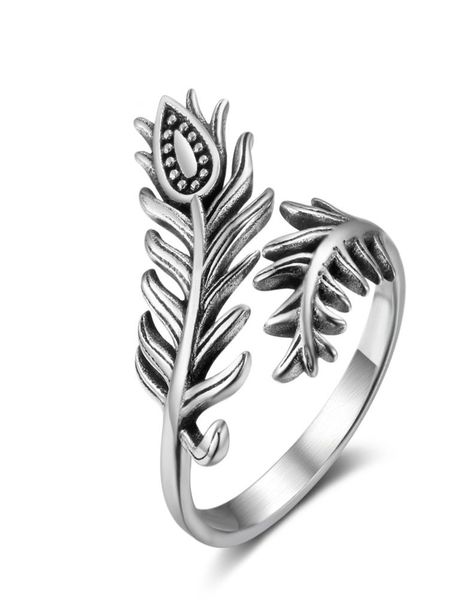 316l stainless steel open tree leaf floral ring for fashion women anniversary day gift size 5128301800, Silver
316l stainless steel open tree leaf floral ring for fashion women anniversary day gift size 5128301800, Silver