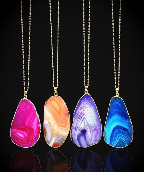 2016 giltedged natural stone water ripple drusy pendant necklaces for women diy jewelry christmas gift k23632135589, Silver
2016 giltedged natural stone water ripple drusy pendant necklaces for women diy jewelry christmas gift k23632135589, Silver