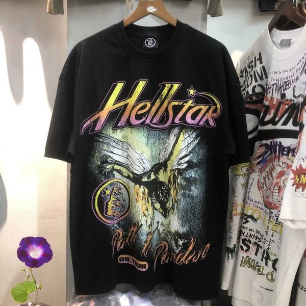 men's t-shirts washed vintage hellstar studios eagle print tshirt hip-hop loose cotton short sleeve oversize hellstar t-shirt for men w, White;black
men's t-shirts washed vintage hellstar studios eagle print tshirt hip-hop loose cotton short sleeve oversize hellstar t-shirt for men w, White;black