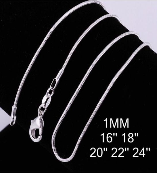 new 925 sterling silver plated 1mm snake chain for women size 16 to 24inch dc08 925 silver plate lobster clasps smooth chains 1626458
new 925 sterling silver plated 1mm snake chain for women size 16 to 24inch dc08 925 silver plate lobster clasps smooth chains 1626458