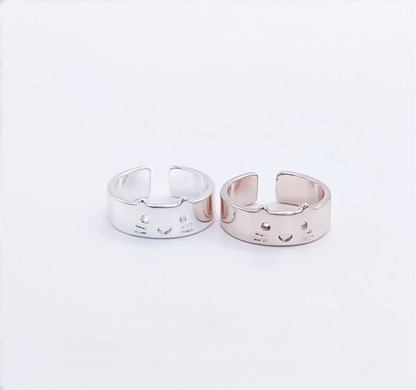 new cat ring cute animal face style flat rings gold silver rose three color optional whole2832480, Golden;silver
new cat ring cute animal face style flat rings gold silver rose three color optional whole2832480, Golden;silver