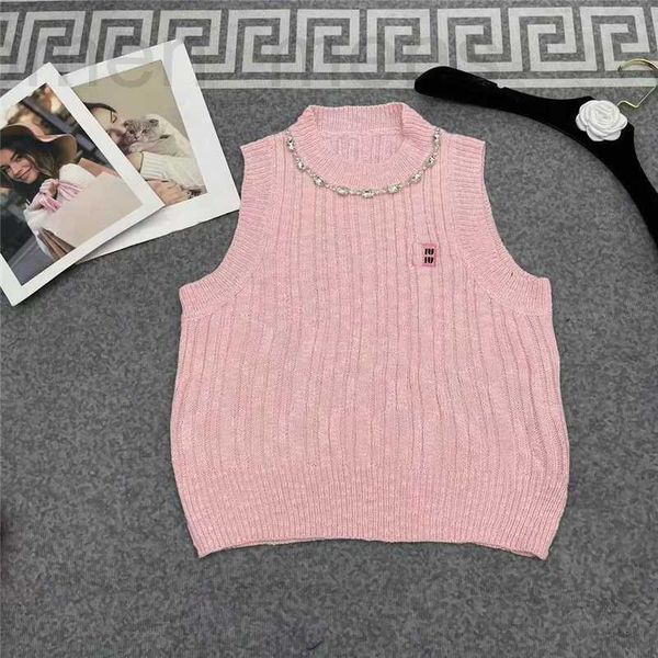 women's t-shirt designer 23 ss summer knit tdesigner with embroidery beads female casual designer crop t-shirt clothing pullocamisole, White
women's t-shirt designer 23 ss summer knit tdesigner with embroidery beads female casual designer crop t-shirt clothing pullocamisole, White