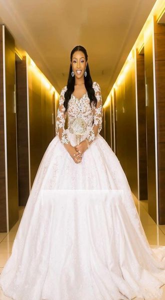 2021 ball gown wedding dresses plus size beaded sheer lace appliques long sleeves princess weddings dress bridal gowns custom9076098, White
2021 ball gown wedding dresses plus size beaded sheer lace appliques long sleeves princess weddings dress bridal gowns custom9076098, White