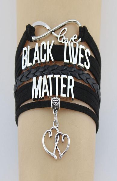 10pclot infinity love black lives matter double heart charm back the blue heart wrap bracelets charm bracelet women men jewelry2421254, Golden;silver
10pclot infinity love black lives matter double heart charm back the blue heart wrap bracelets charm bracelet women men jewelry2421254, Golden;silver