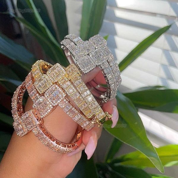 new gold silver color opened square zircon charm bracelet iced out bling baguette cz bangle for men women luxury jewelry, Golden;silver
new gold silver color opened square zircon charm bracelet iced out bling baguette cz bangle for men women luxury jewelry, Golden;silver