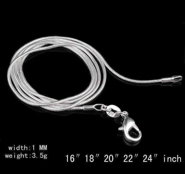 925 sterling silver plated snake chains for woman lobster clasps smooth necklaces statement jewelry size 1mm 16 18 20 22 24 inch5364971
925 sterling silver plated snake chains for woman lobster clasps smooth necklaces statement jewelry size 1mm 16 18 20 22 24 inch5364971