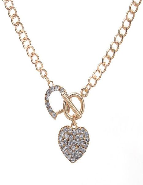 woman link chain bling rhinestone toggle clasp heart romantic love pendant short necklace for women gift iced out pendant jewelry5790912, Silver
woman link chain bling rhinestone toggle clasp heart romantic love pendant short necklace for women gift iced out pendant jewelry5790912, Silver