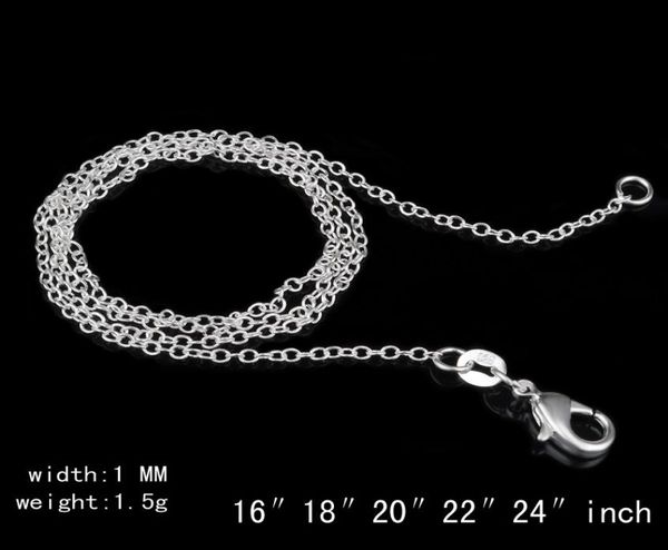 1mm 925 sterling silver chains link rolo necklace with lobster clasps jewelry for women 16 18 20 22 24inches us ems 8866647
1mm 925 sterling silver chains link rolo necklace with lobster clasps jewelry for women 16 18 20 22 24inches us ems 8866647