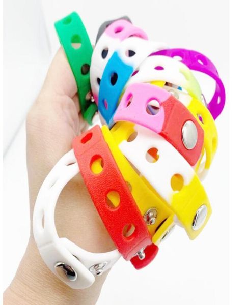 soft silicone sports bracelet wristband 1821cm fit shoe croc buckle charm accessory kid party gift fashion jewelry for men women 8198945, Golden;silver
soft silicone sports bracelet wristband 1821cm fit shoe croc buckle charm accessory kid party gift fashion jewelry for men women 8198945, Golden;silver